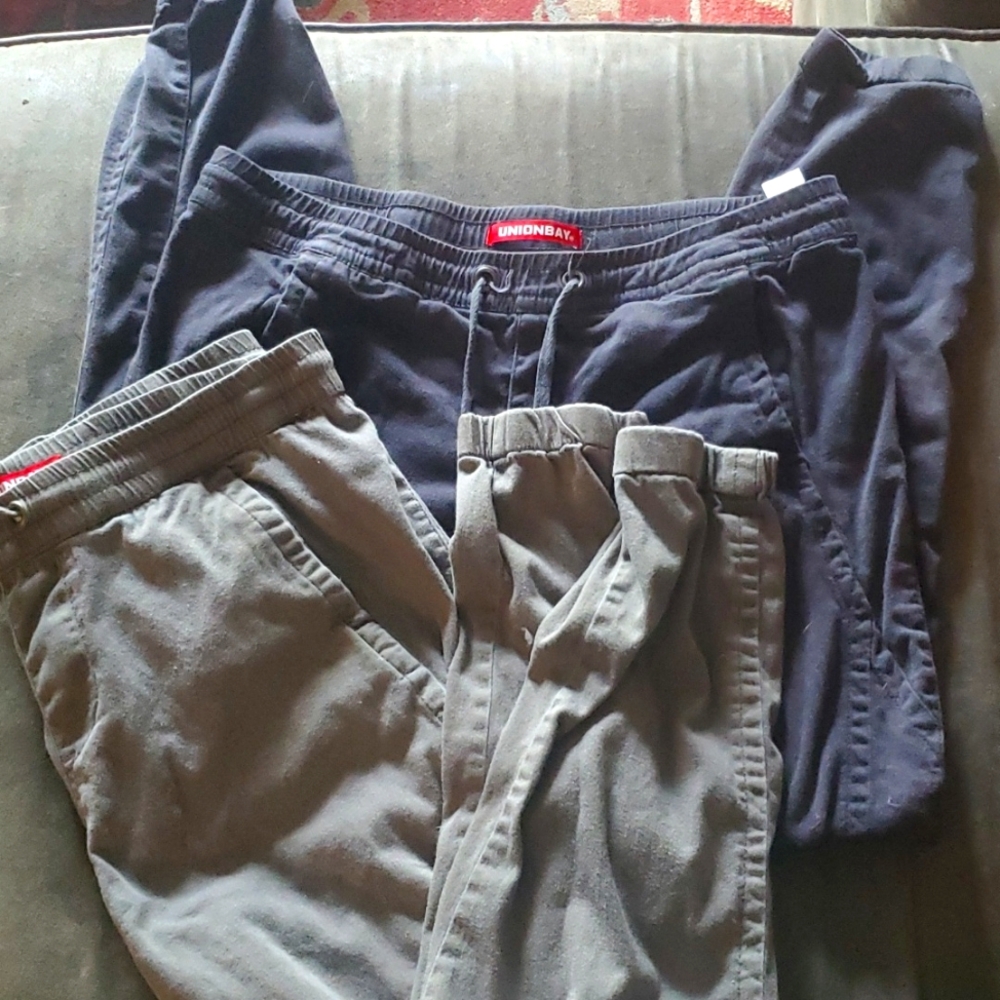 COPY - Union Bay lightweight drawstring pants 2 pairs XL